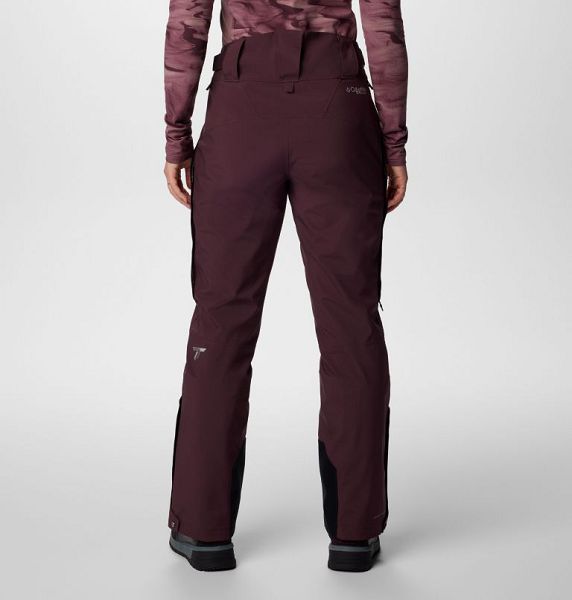 Women Columbia Platinum Peak™ II 3L Waterproof Ski Pants Burgundy | US-EIXCMA-308