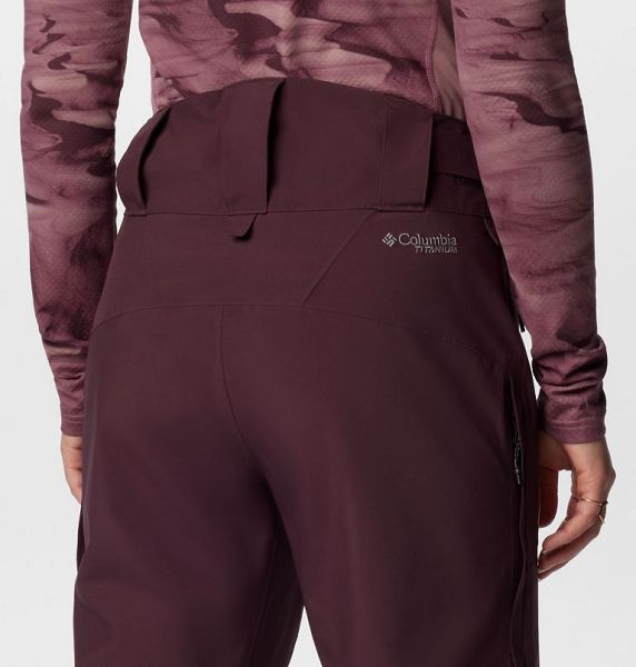 Women Columbia Platinum Peak™ II 3L Waterproof Ski Pants Burgundy | US-EIXCMA-308