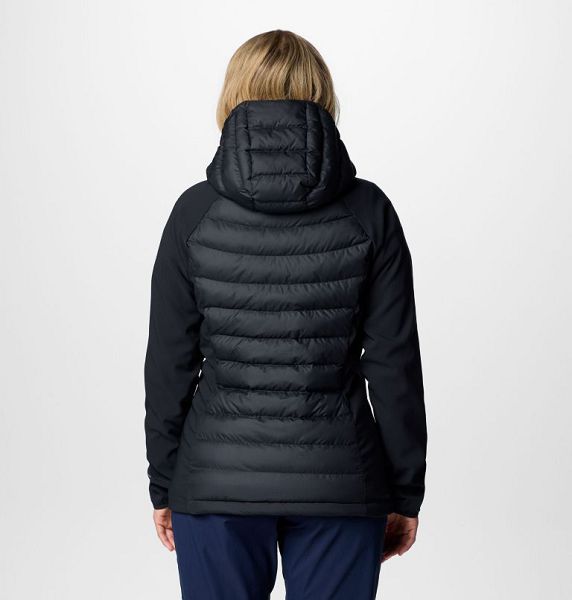 Women Columbia Powder Lite™ II Insulated Hybrid Hooded Jackets Black | US-XMTAJD-927