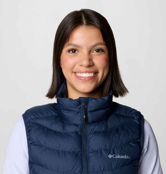 Women Columbia Powder Lite™ II Insulated Vest Navy | US-CGOLZS-976