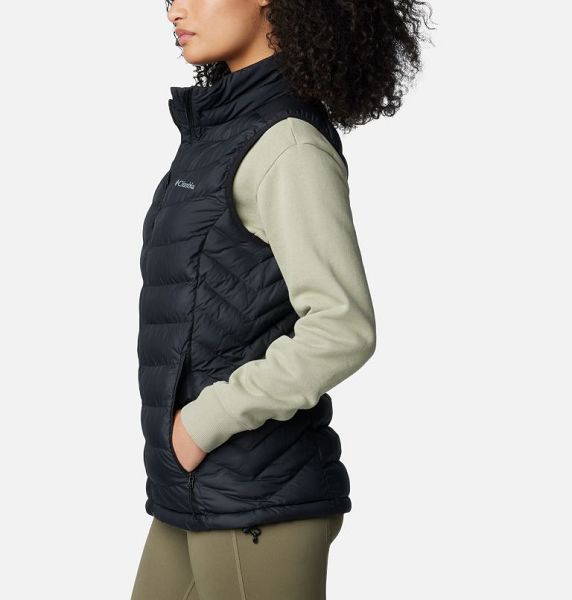 Women Columbia Powder Lite™ II Insulated Vest Black | US-ZUONCJ-401