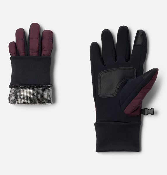 Women Columbia Powder Lite™ II Insulated Gloves Burgundy / Black | US-FVLPKM-591