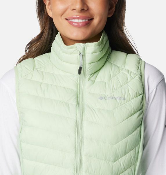 Women Columbia Powder Pass™ Vest Olive | US-ONWECT-918