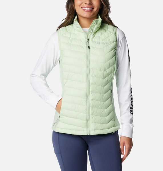 Women Columbia Powder Pass™ Vest Olive | US-ONWECT-918