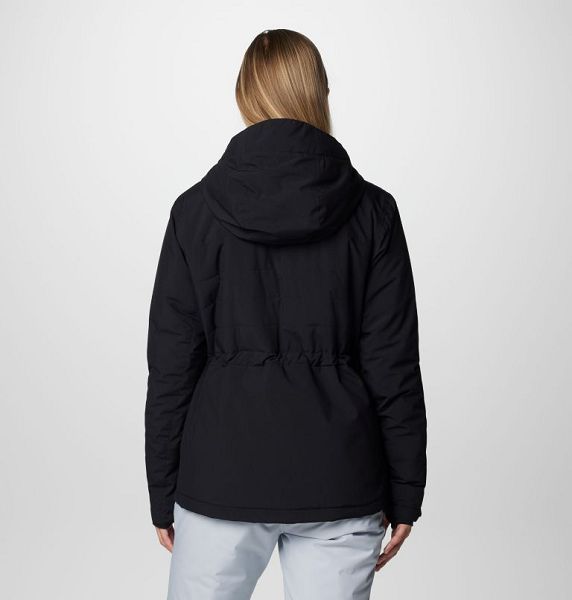 Women Columbia Powdered Peak™ Insulated Waterproof Ski Jackets Black | US-ZDMFWH-093