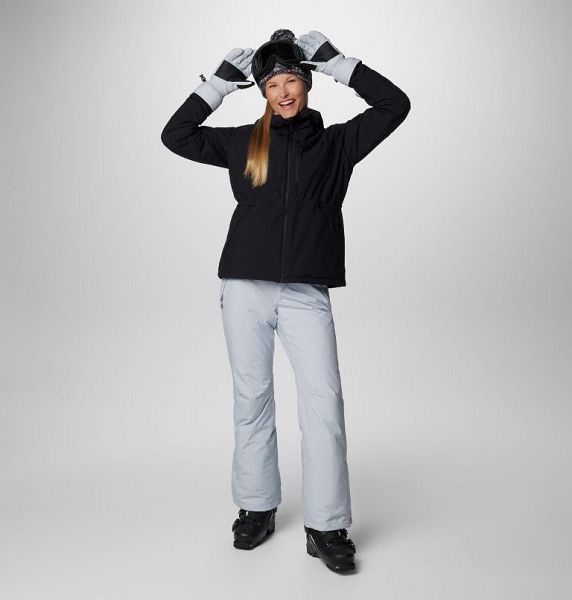 Women Columbia Powdered Peak™ Insulated Waterproof Ski Jackets Black | US-ZDMFWH-093