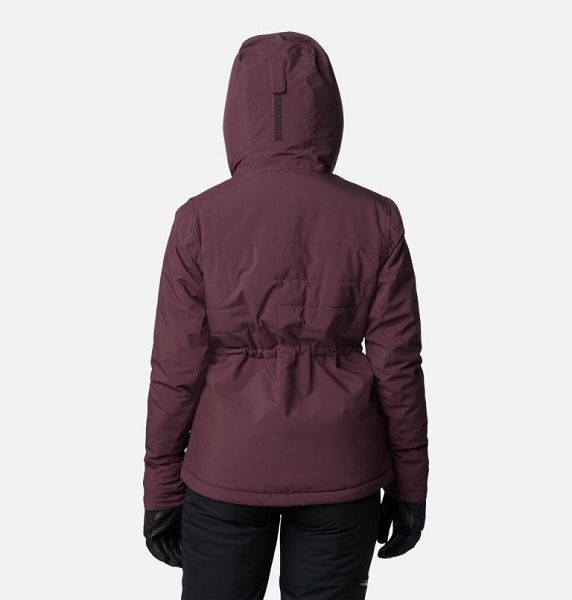 Women Columbia Powdered Peak™ Insulated Waterproof Ski Jackets Burgundy | US-MVOLWG-067