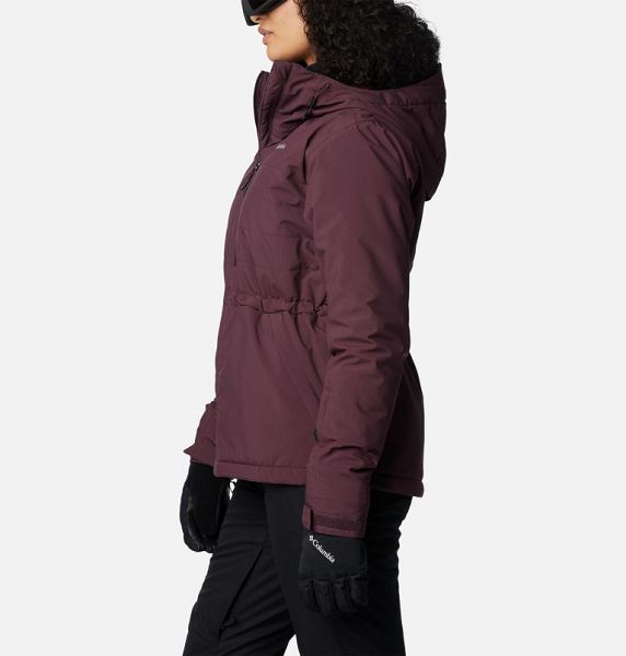 Women Columbia Powdered Peak™ Insulated Waterproof Ski Jackets Burgundy | US-MVOLWG-067