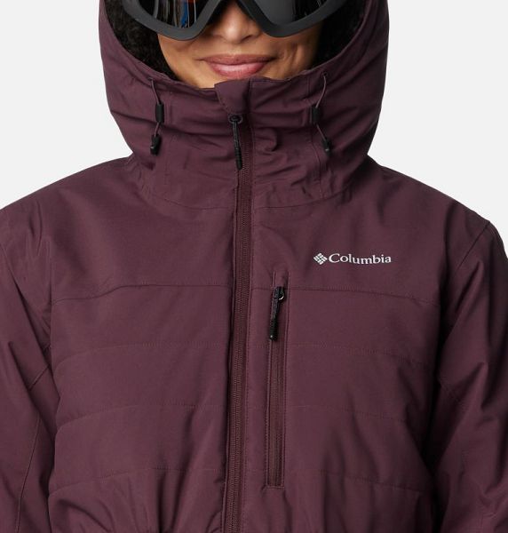 Women Columbia Powdered Peak™ Insulated Waterproof Ski Jackets Burgundy | US-MVOLWG-067