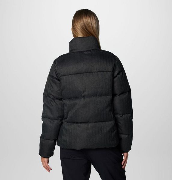 Women Columbia Puffect™ Herringbone Puffer Jacket Black | US-LZPTIC-951