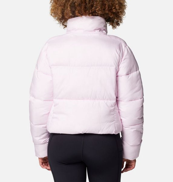 Women Columbia Puffect™ II Cropped Puffer Jacket Pink | US-QNCIPA-780