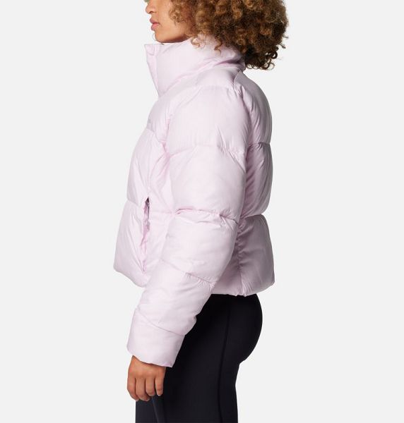 Women Columbia Puffect™ II Cropped Puffer Jacket Pink | US-QNCIPA-780