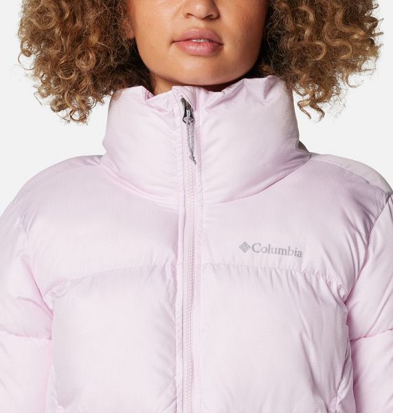 Women Columbia Puffect™ II Cropped Puffer Jacket Pink | US-QNCIPA-780