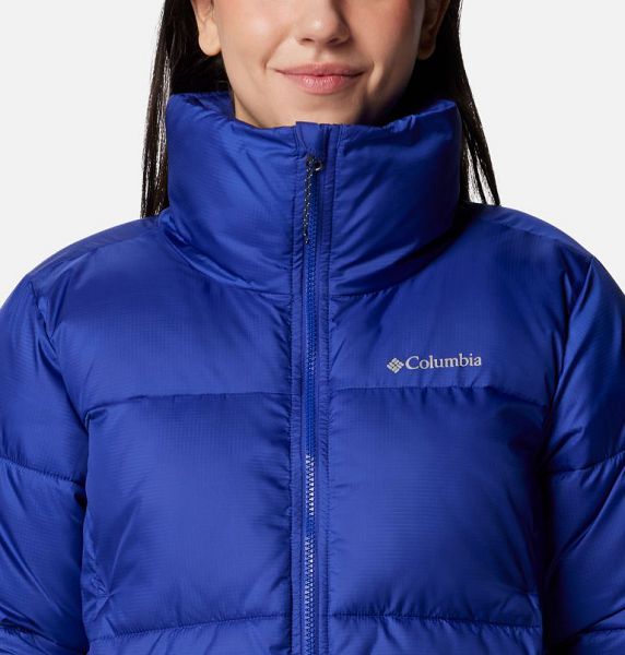 Women Columbia Puffect™ II Cropped Puffer Jacket Blue | US-LHFOSV-249