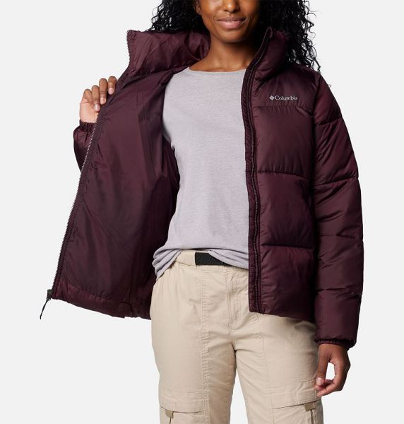 Women Columbia Puffect™ II Puffer Jacket Burgundy | US-DTXFKA-471