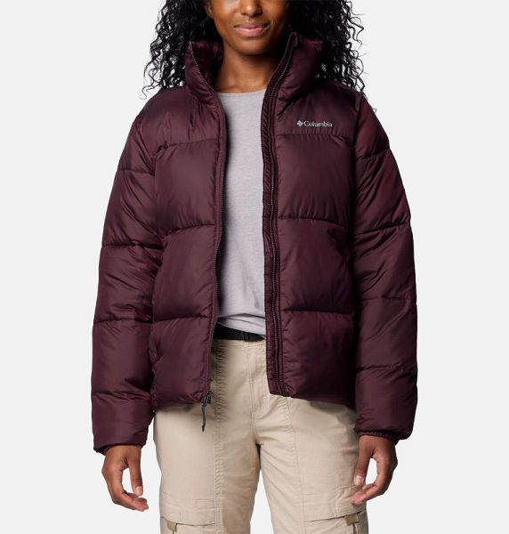 Women Columbia Puffect™ II Puffer Jacket Burgundy | US-DTXFKA-471