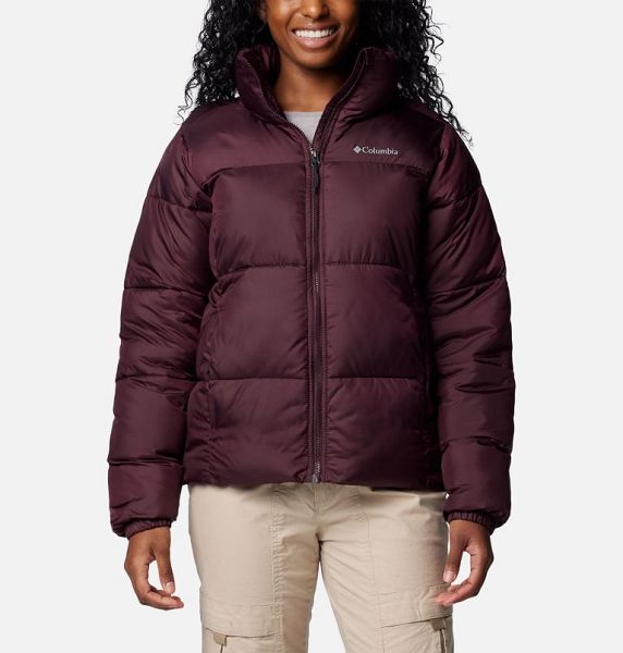 Women Columbia Puffect™ II Puffer Jacket Burgundy | US-DTXFKA-471