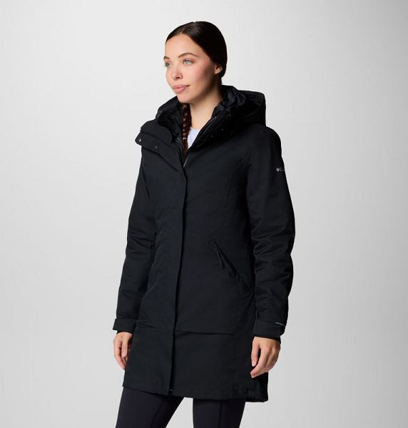 Women Columbia Pulaski™ II Waterproof 3 In 1 Jackets Black | US-PHQJSU-531