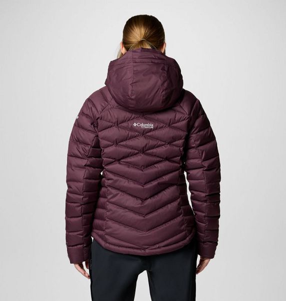 Women Columbia Roaring Fork™ II Waterproof Down Ski Jackets Burgundy | US-VUYDOI-790