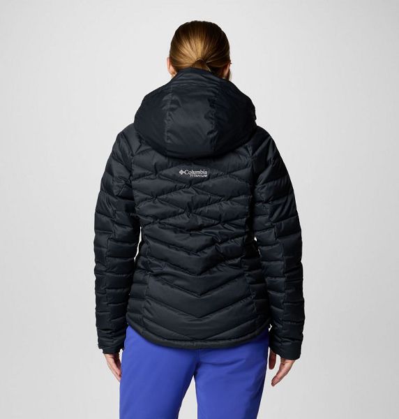 Women Columbia Roaring Fork™ II Waterproof Down Ski Jackets Black | US-VDQFAK-675