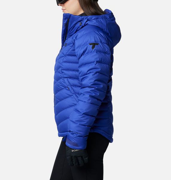 Women Columbia Roaring Fork™ II Waterproof Down Ski Jackets Blue | US-MTWOES-931