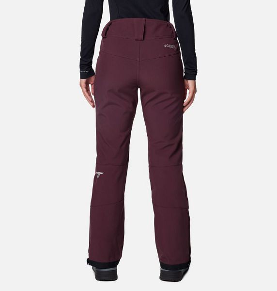 Women Columbia Roffee Ridge™ VI Ski Pants Burgundy | US-GZWDQM-701