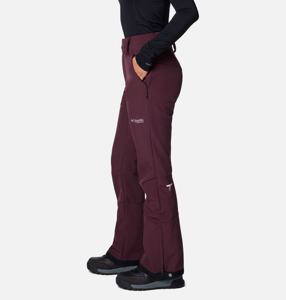 Women Columbia Roffee Ridge™ VI Ski Pants Burgundy | US-GZWDQM-701