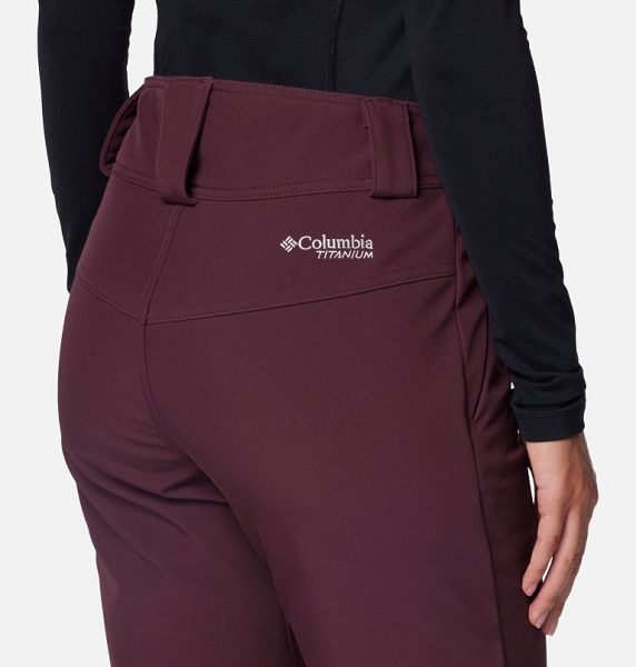 Women Columbia Roffee Ridge™ VI Ski Pants Burgundy | US-GZWDQM-701