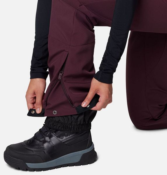 Women Columbia Roffee Ridge™ VI Ski Pants Burgundy | US-GZWDQM-701