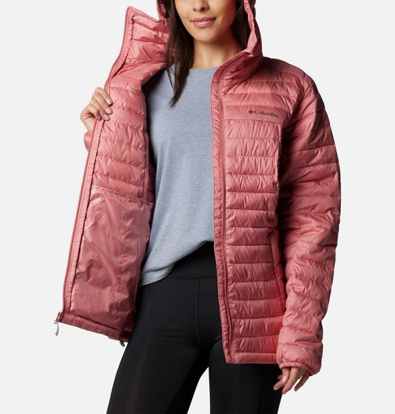 Women Columbia Silver Falls™ II Hooded Insulated Jackets Pink | US-ENTPGF-859