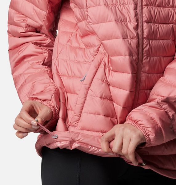 Women Columbia Silver Falls™ II Hooded Insulated Jackets Pink | US-ENTPGF-859