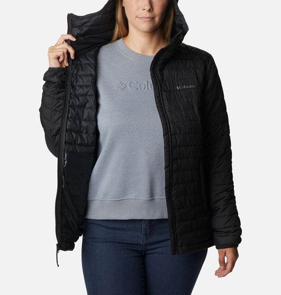 Women Columbia Silver Falls™ II Hooded Insulated Jackets Black | US-ZLFUCS-096