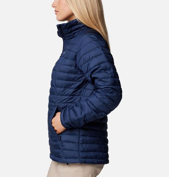 Women Columbia Silver Falls™ II Packable Insulated Jackets Navy | US-GBSFLM-541