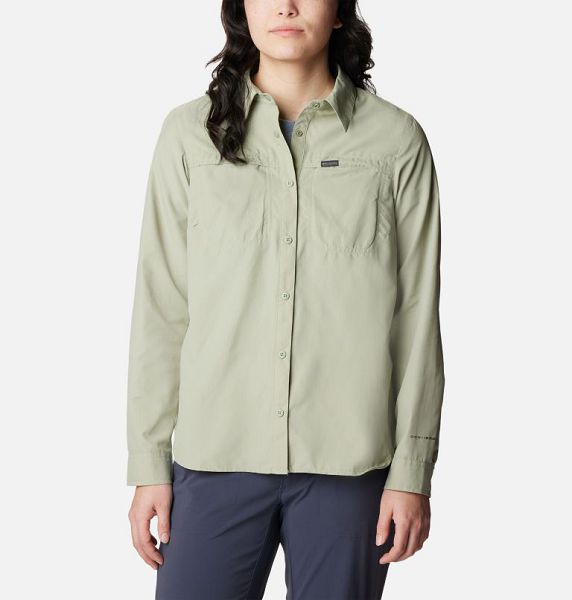 Women Columbia Silver Ridge 3.0 Shirts Green | US-IPGBEX-530