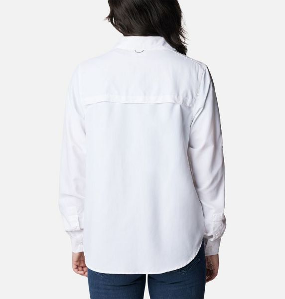 Women Columbia Silver Ridge 3.0 Shirts White | US-NRTEQY-401