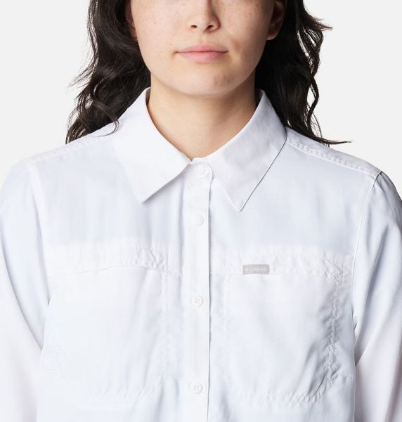 Women Columbia Silver Ridge 3.0 Shirts White | US-NRTEQY-401