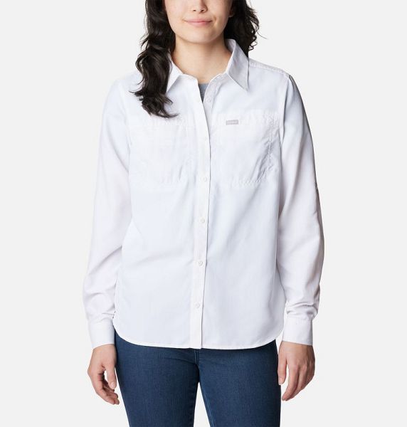 Women Columbia Silver Ridge 3.0 Shirts White | US-NRTEQY-401