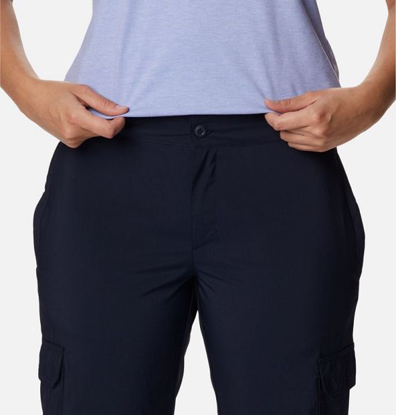 Women Columbia Silver Ridge Utility™ Cargo Walking Capris Navy | US-PSYHDT-861