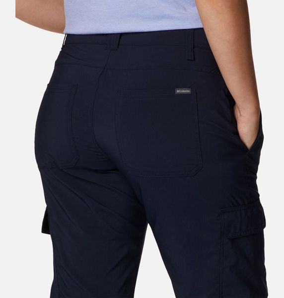 Women Columbia Silver Ridge Utility™ Cargo Walking Capris Navy | US-PSYHDT-861