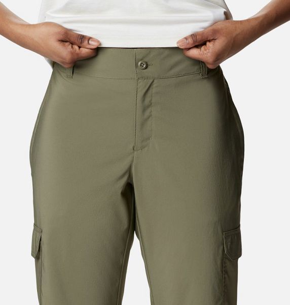 Women Columbia Silver Ridge Utility™ Cargo Walking Capris Grey / Green | US-UVLZQA-345