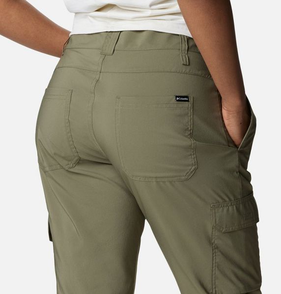 Women Columbia Silver Ridge Utility™ Cargo Walking Capris Grey / Green | US-UVLZQA-345