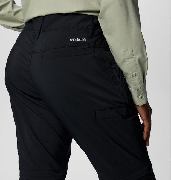 Women Columbia Silver Ridge Utility™ II Convertible Walking Pants Black | US-WBTUIX-952