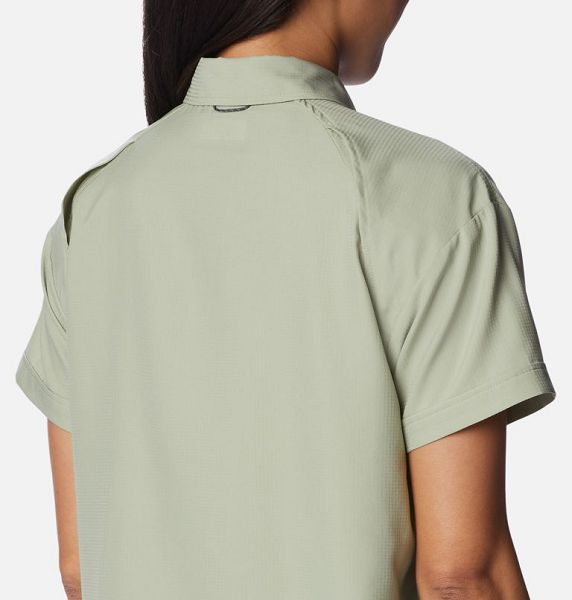 Women Columbia Silver Ridge Utility™ Sleeve Shirts Green | US-ZBAOKI-790