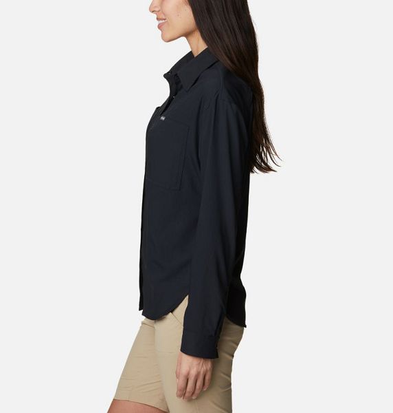 Women Columbia Silver Ridge Utility™ Technical Shirts Black | US-FKOSBE-805