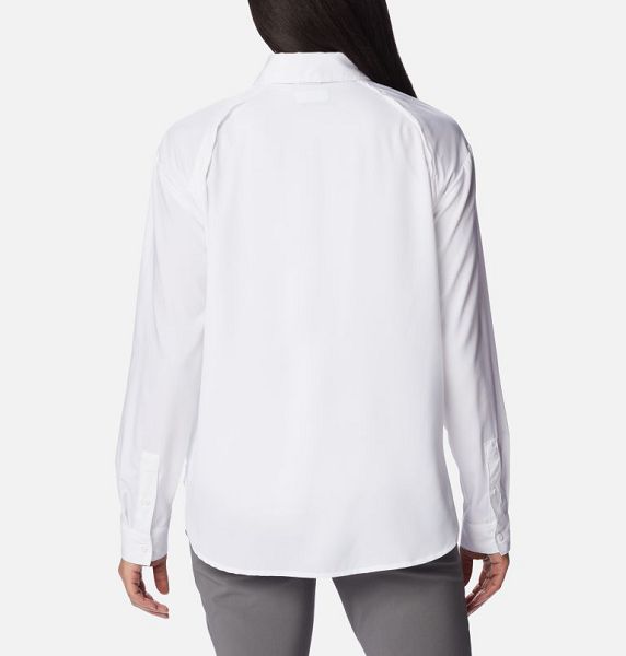 Women Columbia Silver Ridge Utility™ Technical Shirts White | US-DIBGXT-859