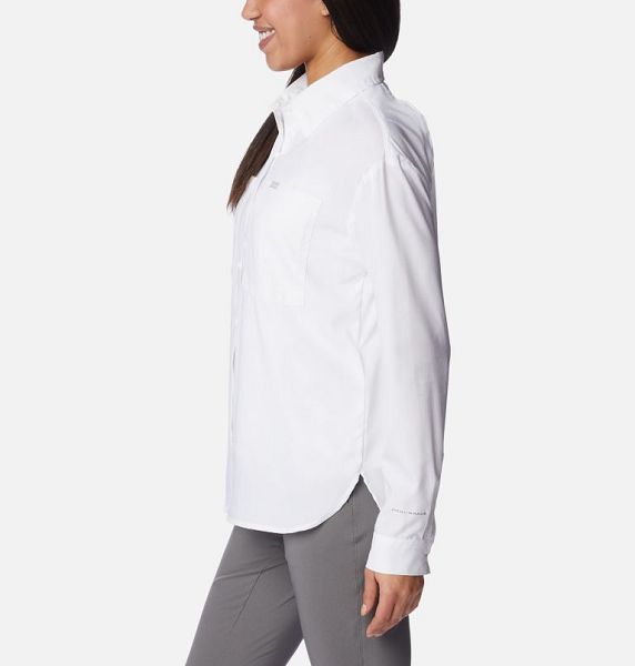 Women Columbia Silver Ridge Utility™ Technical Shirts White | US-DIBGXT-859