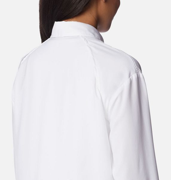 Women Columbia Silver Ridge Utility™ Technical Shirts White | US-DIBGXT-859