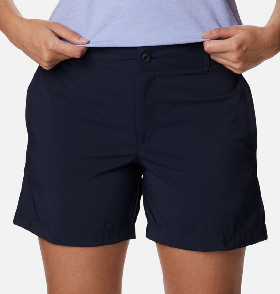 Women Columbia Silver Ridge Utility™ Walking Shorts Navy | US-GQOLHY-651