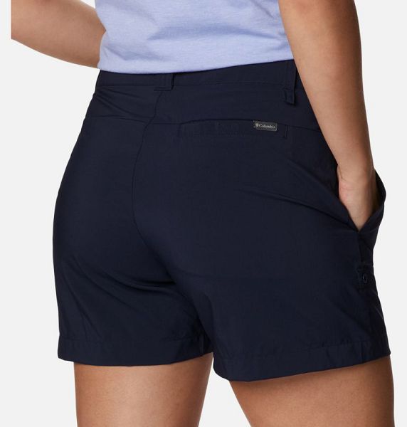 Women Columbia Silver Ridge Utility™ Walking Shorts Navy | US-GQOLHY-651