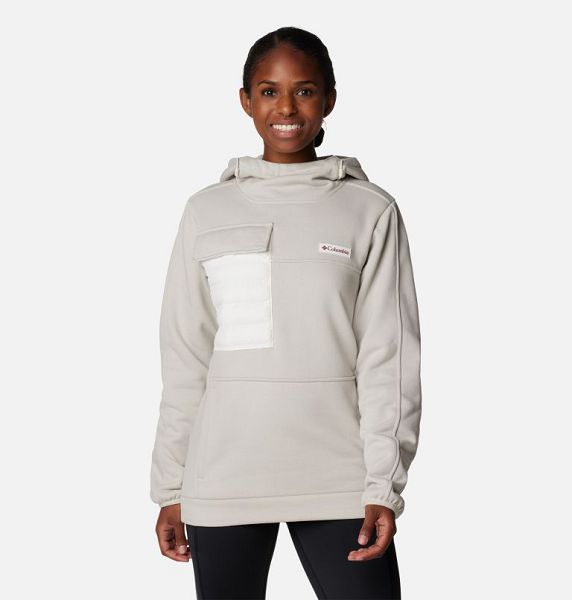 Women Columbia Skywalker Pilot Pullover Biege / White | US-LFXQNC-527